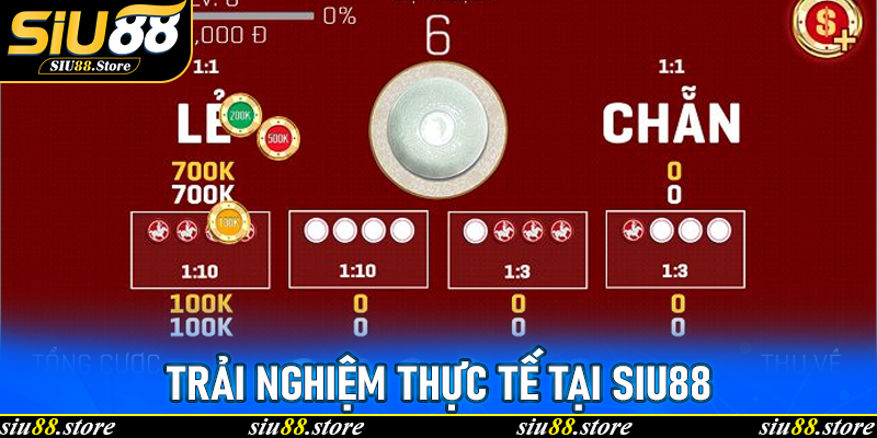 Trải nghiệm thực tế tại Siu88